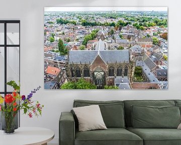 Uitzicht van de Domtoren over Utrecht