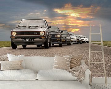 Volkswagen Golf GTI generations by Sytse Dijkstra