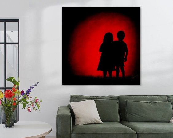 Example of the artwork in a room