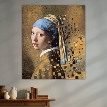 Meisje met de parel  van Lia Morcus