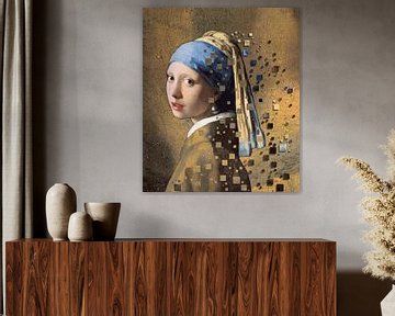 Girl with a Pearl Earring - Johannes Vermeer by Lia Morcus