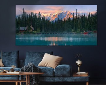 Sunrise Emerald Lake, Canada by Henk Meijer Photography