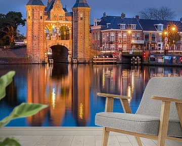 De waterpoort in Sneek, Friesland, Nederland