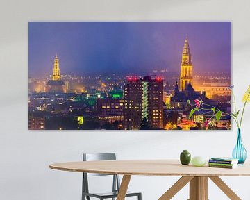 La ville de Groningen à l'heure bleue sur Henk Meijer Photography