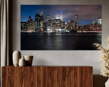 NYC skyline van Bjorn van der Wee