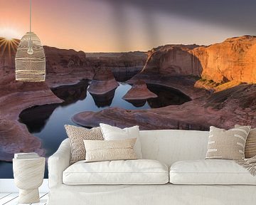 Sunrise in Reflection Canyon, Lake Powell, Utah by Henk Meijer Photography