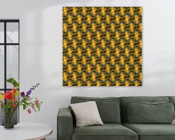Sonnenblumenmuster - abstrakt