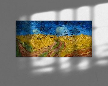 Weizenfeld mit Krähen - Vincent van Gogh
