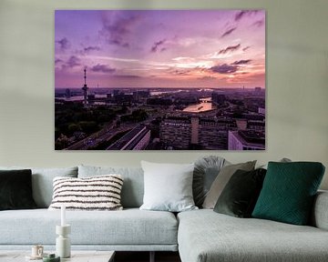 Purple sunset van Marcel Moonen @ MMC Artworks