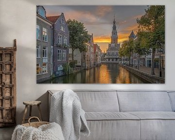 Zijdam and the Waag, Alkmaar by Sjoerd Veltman