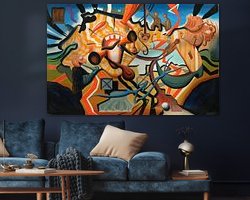 Example of the artwork in a room