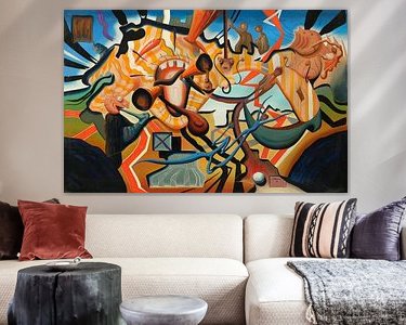 Example of the artwork in a room