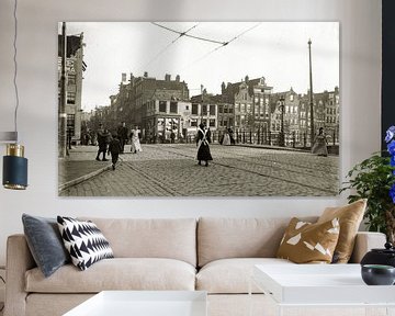 Oude foto Amsterdam van Corinne Welp