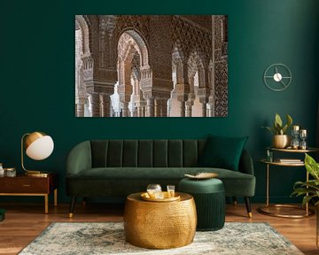 Arches in the Alhambra by Jack Koning