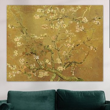 Fleur d'amandier par Vincent van Gogh (Ocre) sur Masters Revisited