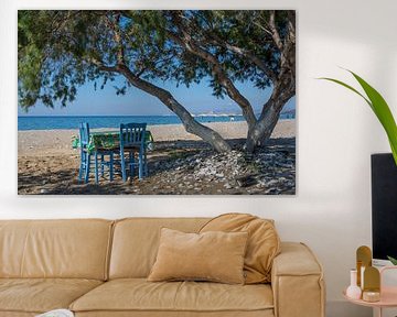 Rustplek op Votsalakia Beach van Rinus Lasschuyt Fotografie