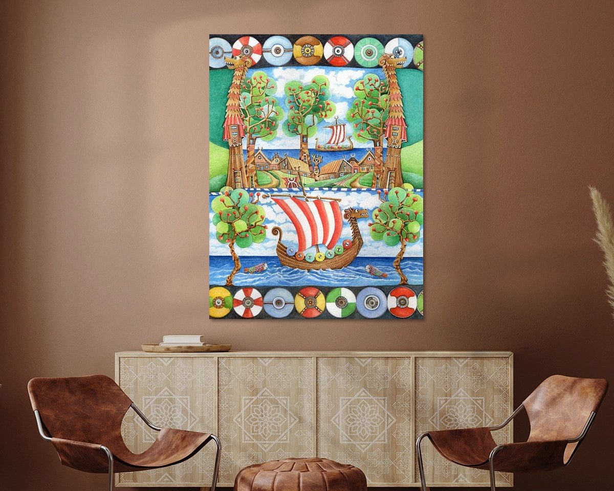Example of the artwork in a room