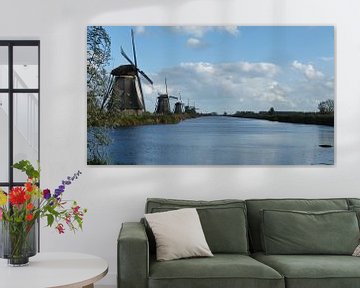 WIndmolens van Kinderdijk by Gijs van Veldhuizen