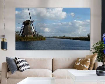 WIndmolens van Kinderdijk van Gijs van Veldhuizen