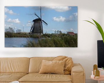 Windmills Kinderdijk by Gijs van Veldhuizen