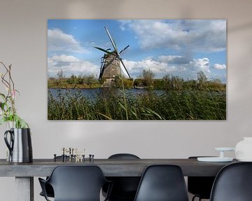 Windmills Kinderdijk by Gijs van Veldhuizen