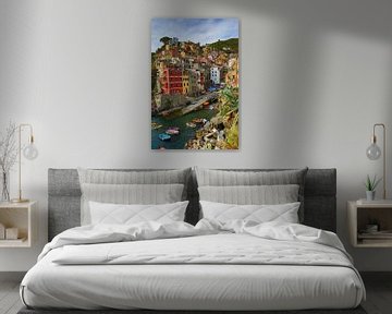 Riomaggiore Cinque Terre Italien von Jasper van de Gein Photography