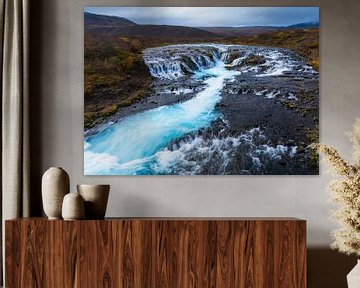 Brúarfoss Waterfall by Frits Hendriks