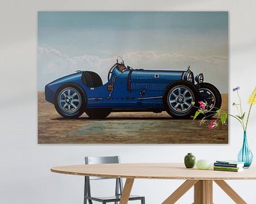 Bugatti Type 35 1924 Schilderij