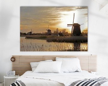 Drei Mühlen am Hoornse Vaart in Alkmaar
