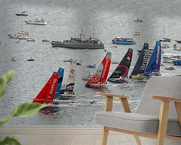 Start Volvo Ocean Race 2017 Alicante by Bob de Bruin