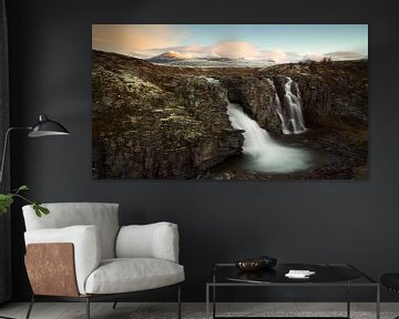 Storulfossen, Rondane Nationaal Park, Noorwegen van Gerhard Niezen Photography