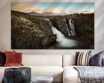 Storulfossen, Rondane Nationaal Park, Noorwegen van Gerhard Niezen Photography