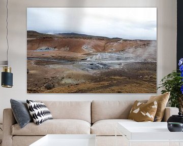 Paysage de l'Islande sur Victor Van Rooij
