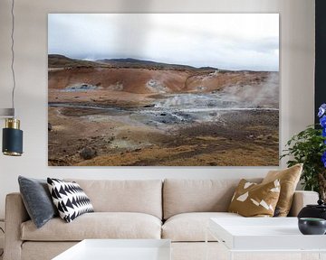 Landscape iceland van Victor Van Rooij