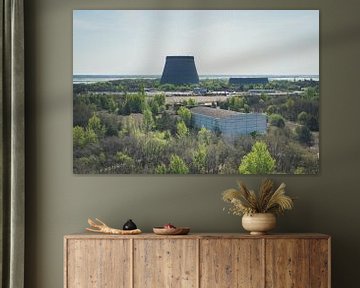 Cooling towers in Chernobyl by Perry Wiertz