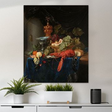 Still life with a golden goblet, "Pieter de Ring"