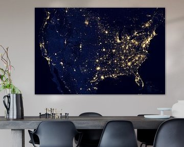 Stadtlichter der Vereinigten Staaten von Digital Universe