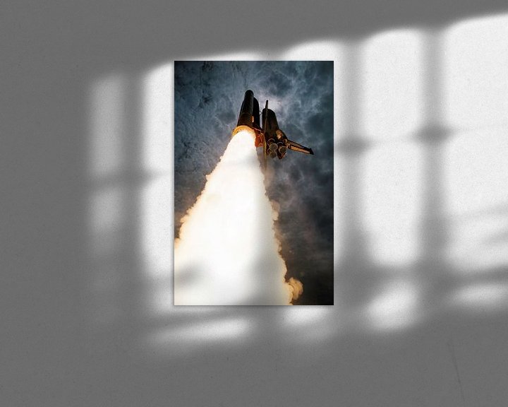 Sfeerimpressie: Space Shuttle Columbia Lancering van Digital Universe