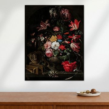 Der gestürzte Strauß, Abraham Mignon