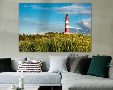 Lighthouse in the dunes of the North Sea island Amrum van Rico Ködder