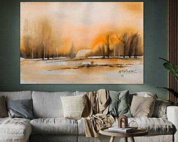 Herfstkleuren van Rita Tielemans Kunst