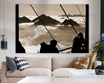Mont-Blanc massief, Alpen von Stefan Wapstra