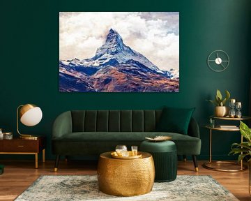 Matterhorn abstract van Marion Tenbergen
