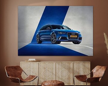 Audi RS6 Performance Blau von Gijs Spierings