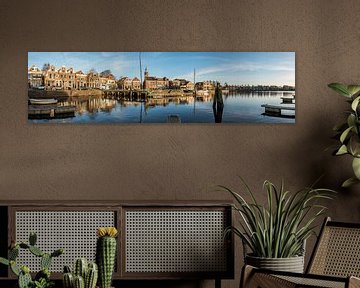 Panorama Blokzijl met haven van Daan Kloeg