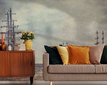 Tall Ships in der Nordsee von eric van der eijk