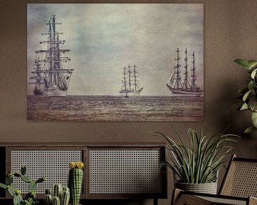Tall Ships in der Nordsee von eric van der eijk