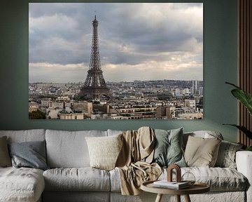 De Eiffeltoren vanaf de Arc de Triomphe van MS Fotografie | Marc van der Stelt