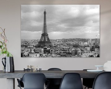 De Eiffeltoren vanaf de Arc de Triomphe van MS Fotografie | Marc van der Stelt