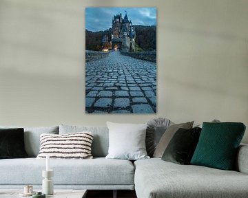 Le château d'Eltz après le coucher du soleil sur Ramon Lucas